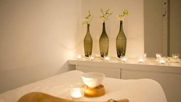 Facials, manicures and pedicures, massages
