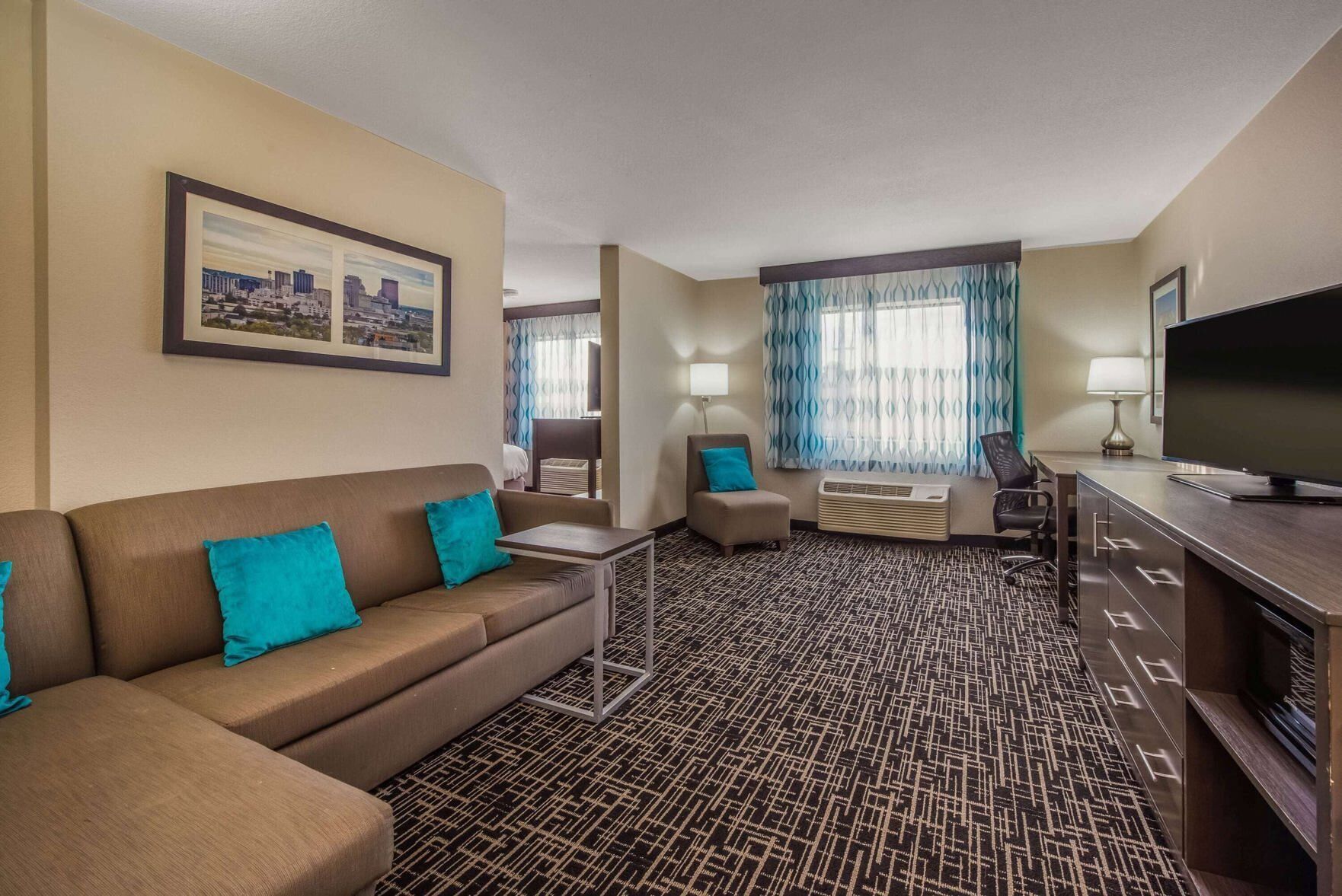 Área de sala de estar | Televisión de pantalla plana 