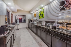 Free daily on-the-go breakfast