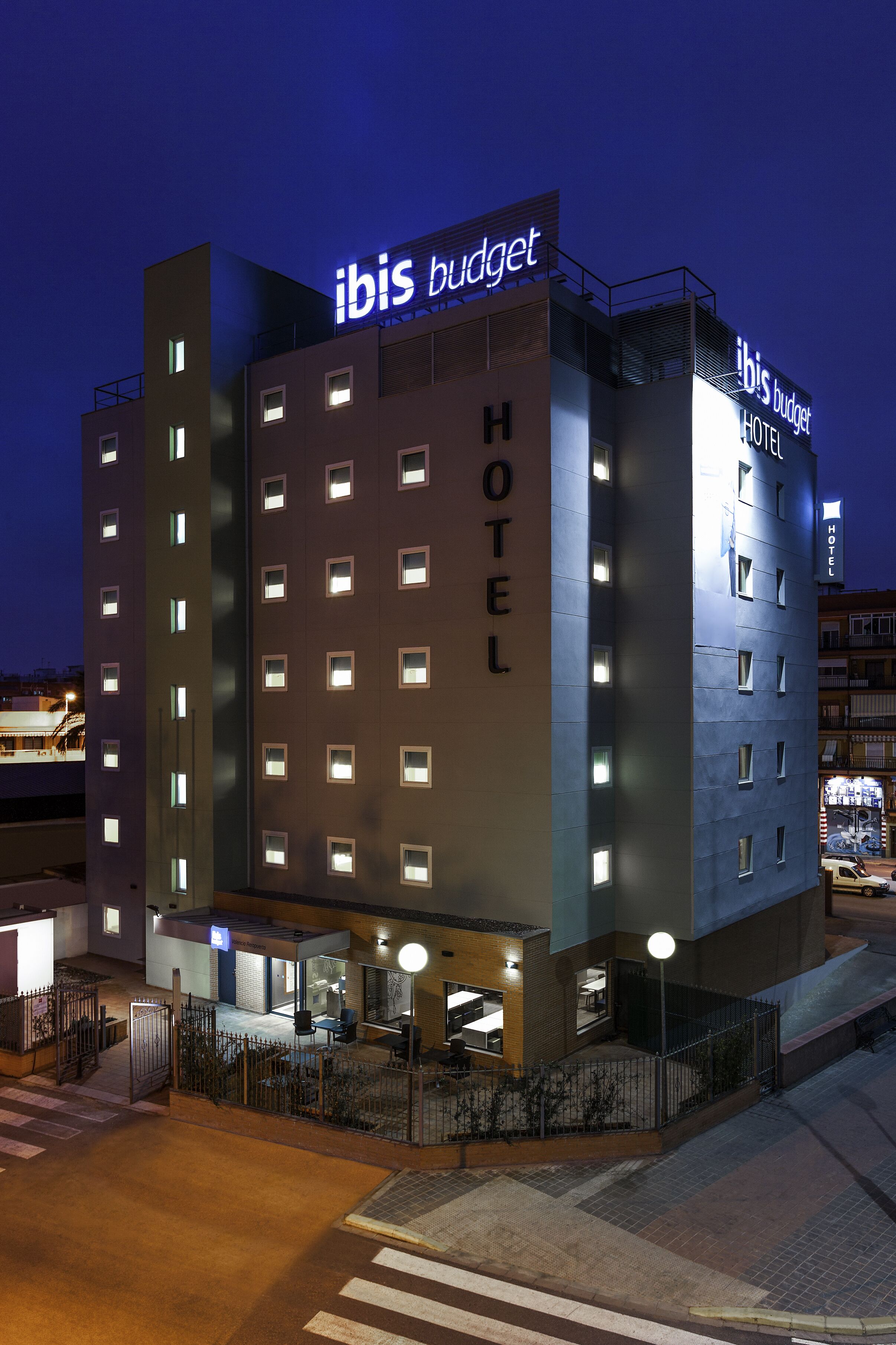 front of property – evening/night