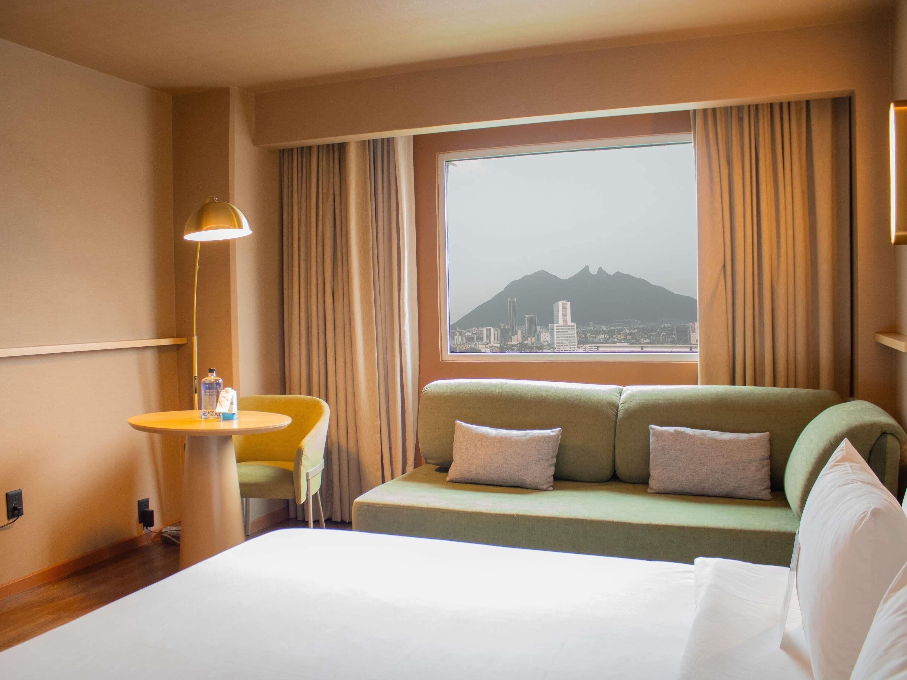 In-room safe, desk, laptop workspace, blackout curtains