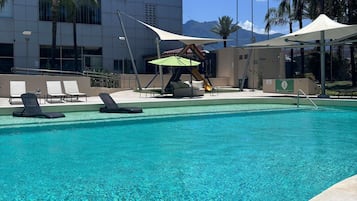 Seasonal outdoor pool