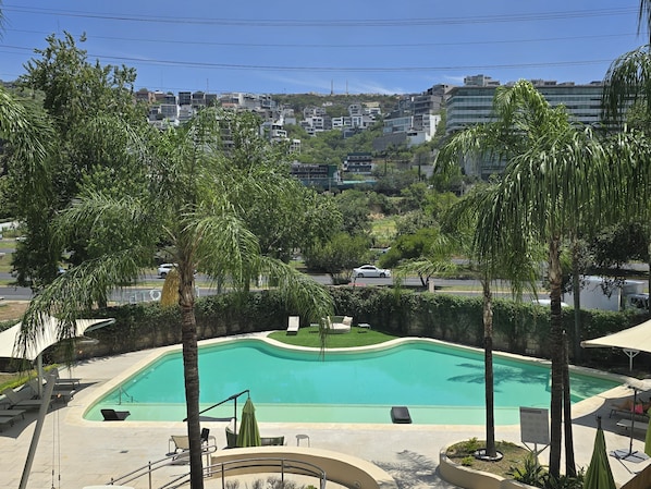 Seasonal outdoor pool