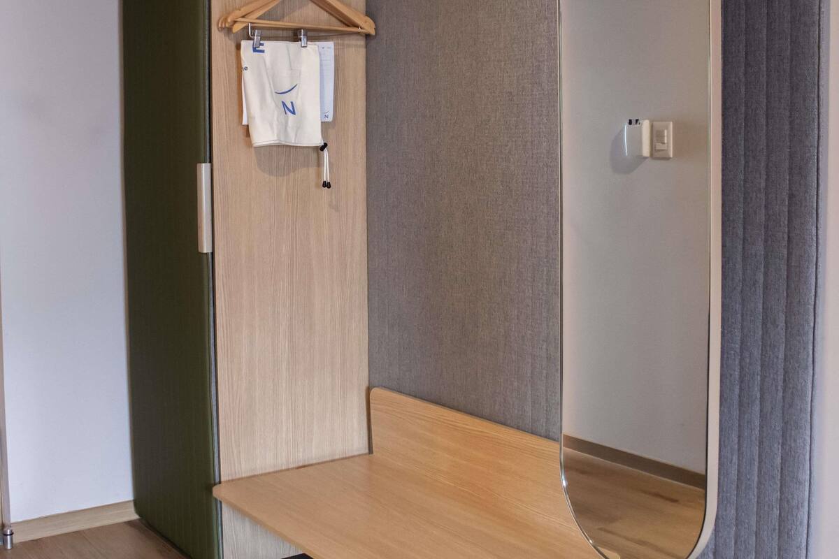 In-room safe, desk, laptop workspace, blackout drapes
