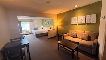1 King Bed with Sofa bed, Non Smoking | Desk, laptop workspace, blackout drapes, iron/ironing board