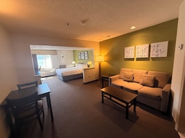 1 King Bed with Sofa bed, Non Smoking | Desk, laptop workspace, blackout drapes, iron/ironing board