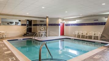 Indoor pool, a heated pool