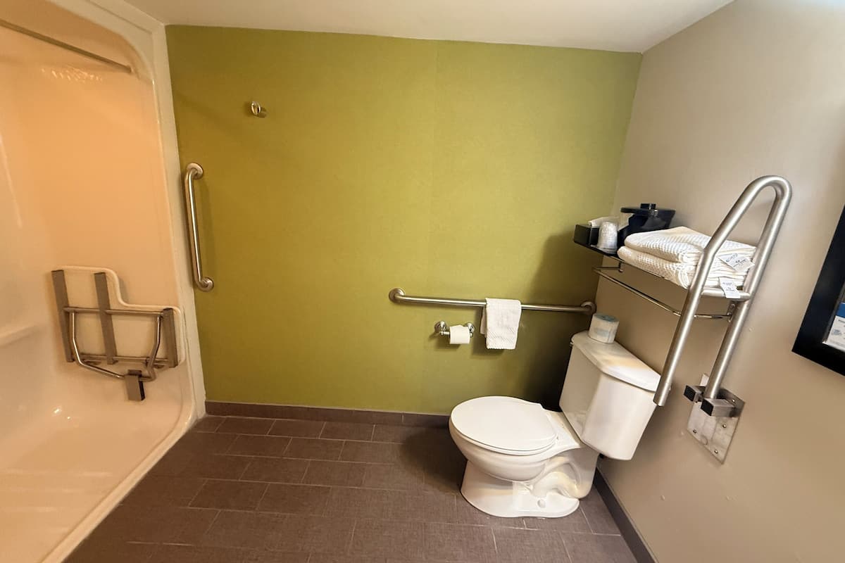 Room, 1 Double Bed, Accessible, Non Smoking | Bathroom