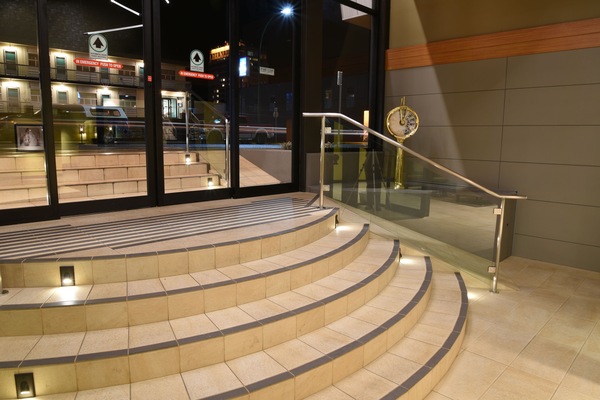 Interior entrance