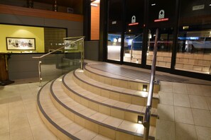 Interior entrance