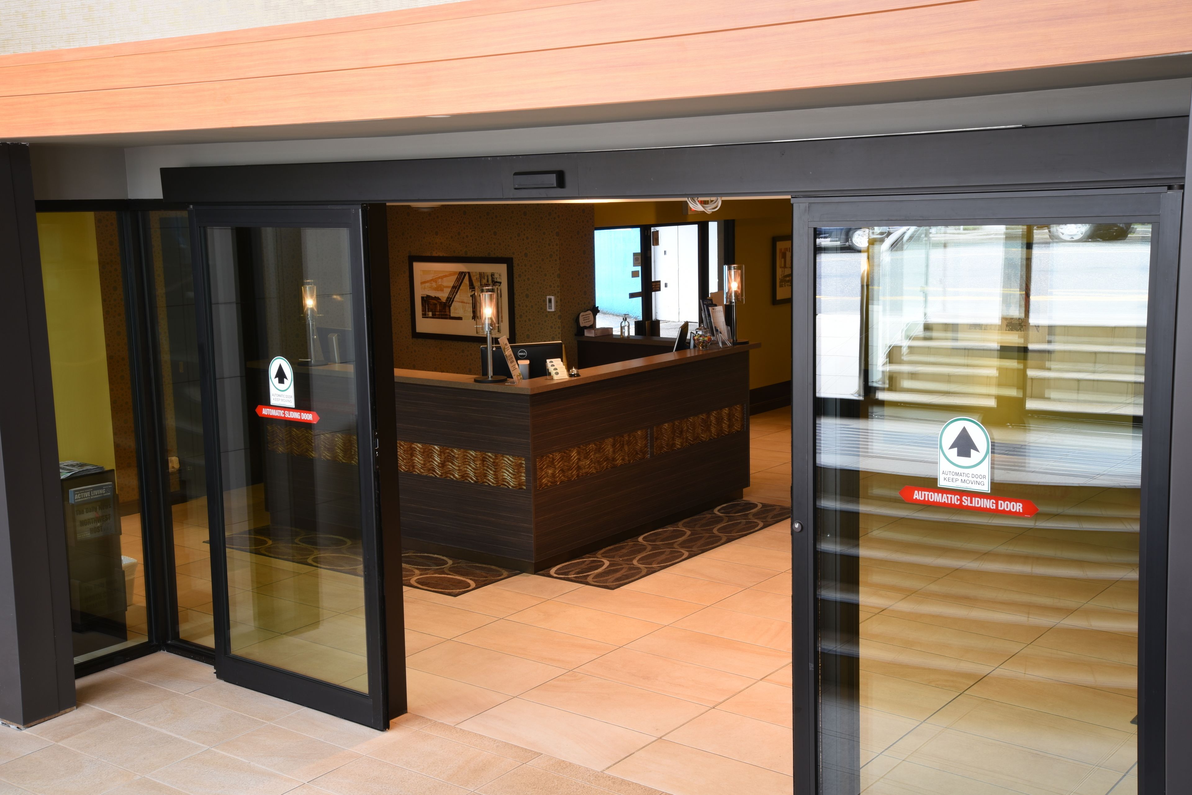 Entrada de l'allotjament