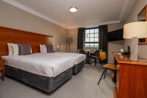 Superior Room, 2 Double Beds, Non Smoking | Desk, laptop workspace, blackout curtains, soundproofing - Glasgow Argyle Hotel, BW Signature Collection (Glasgow)