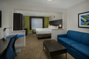 Standard Room, 1 King Bed with Sofa bed | Desk, iron/ironing board, free cribs/infant beds, rollaway beds - Holiday Inn Express & Suites Lawrence by IHG (Lawrence)