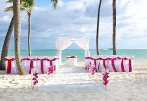 Área de bodas al aire libre