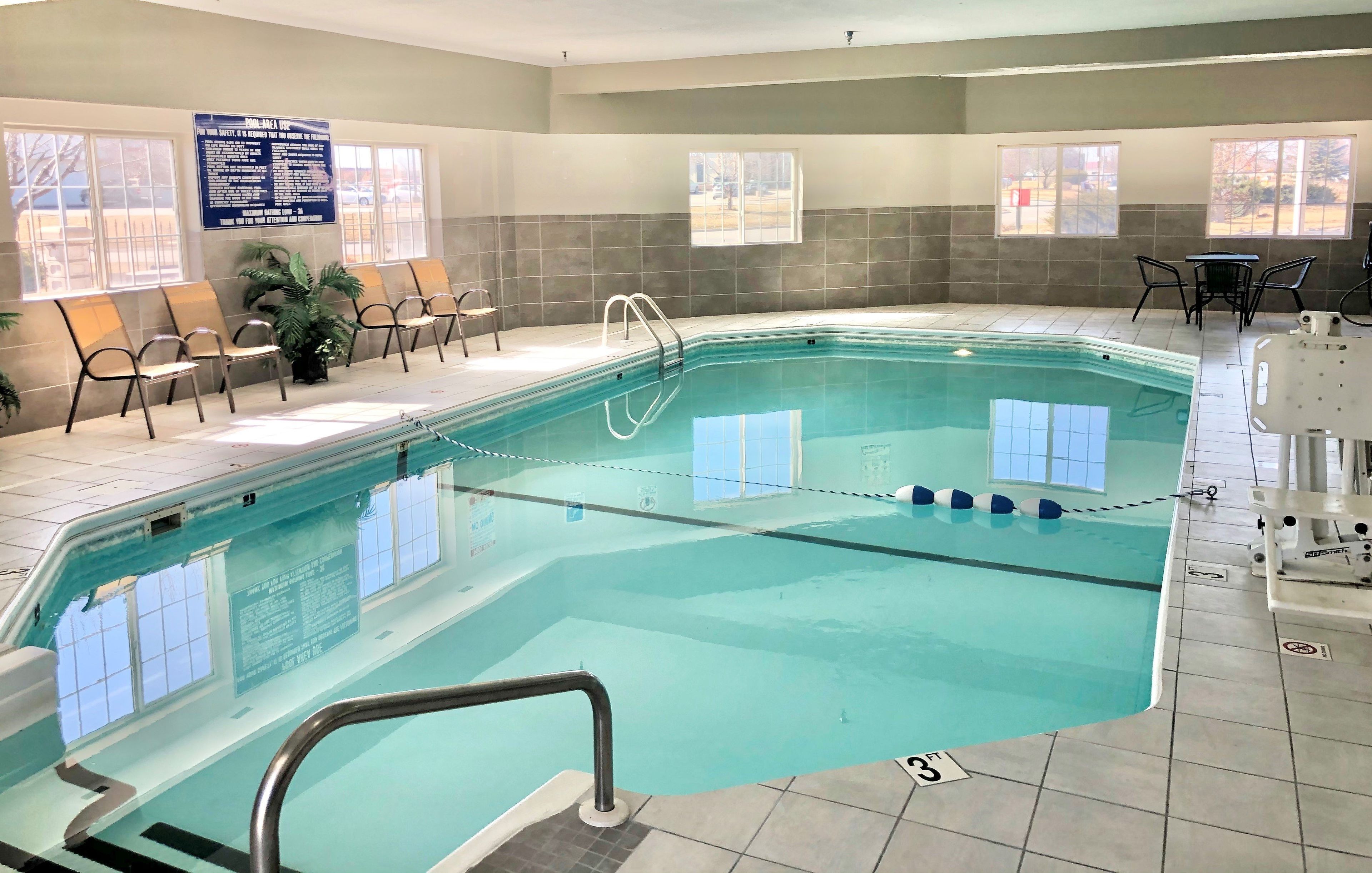Una piscina techada