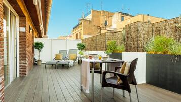 Suite junior, terraza | Terraza o patio