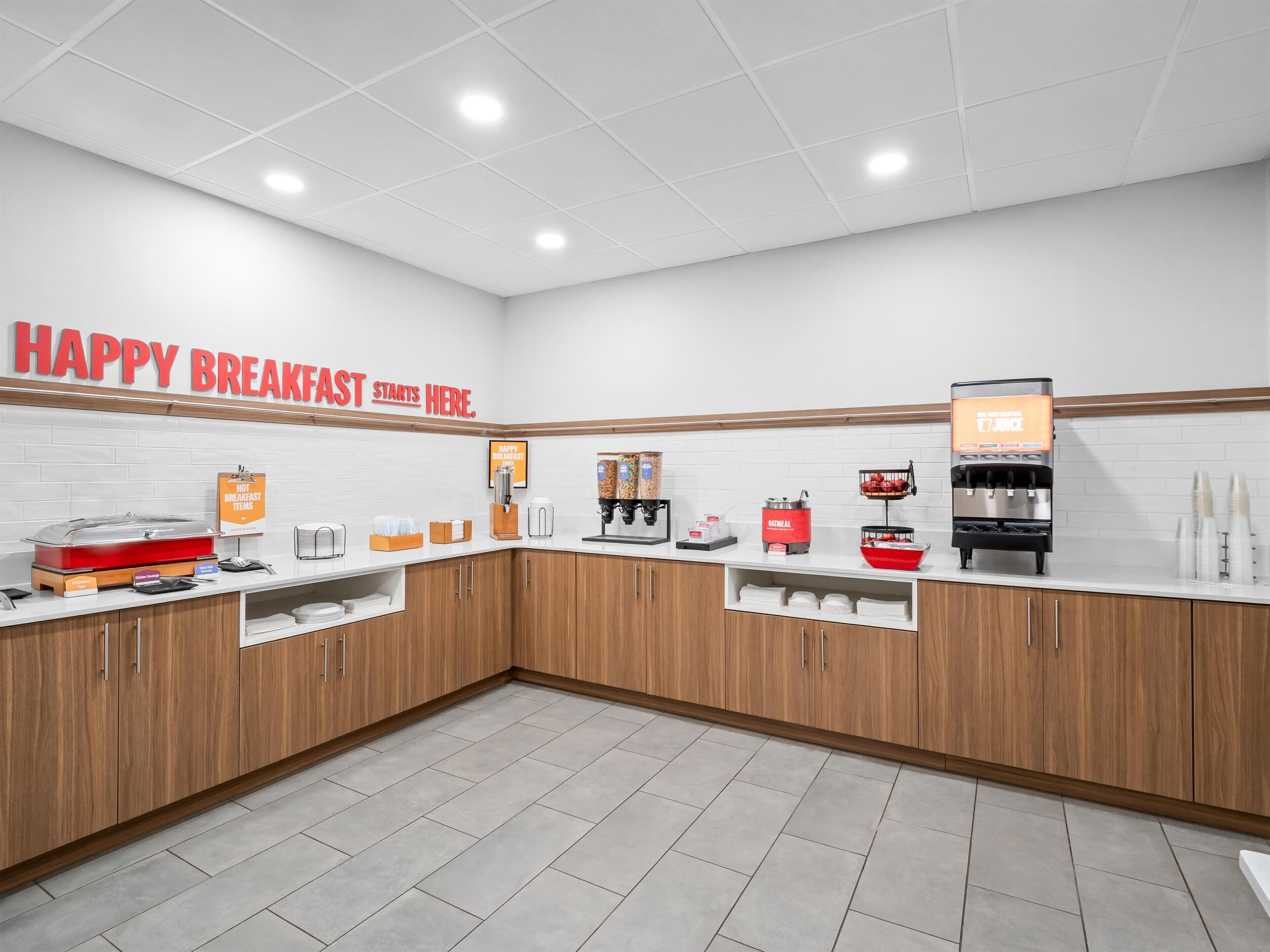 Petit déjeuner buffet compris tous les jours