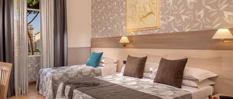 In-room safe, desk, laptop workspace, soundproofing