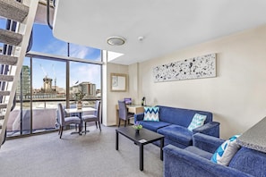 Leilighet – executive, kjøkken, havneutsikt | Utsikt fra rommet