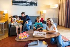 Apartment, 1 Schlafzimmer | Wohnbereich | Flachbildfernseher