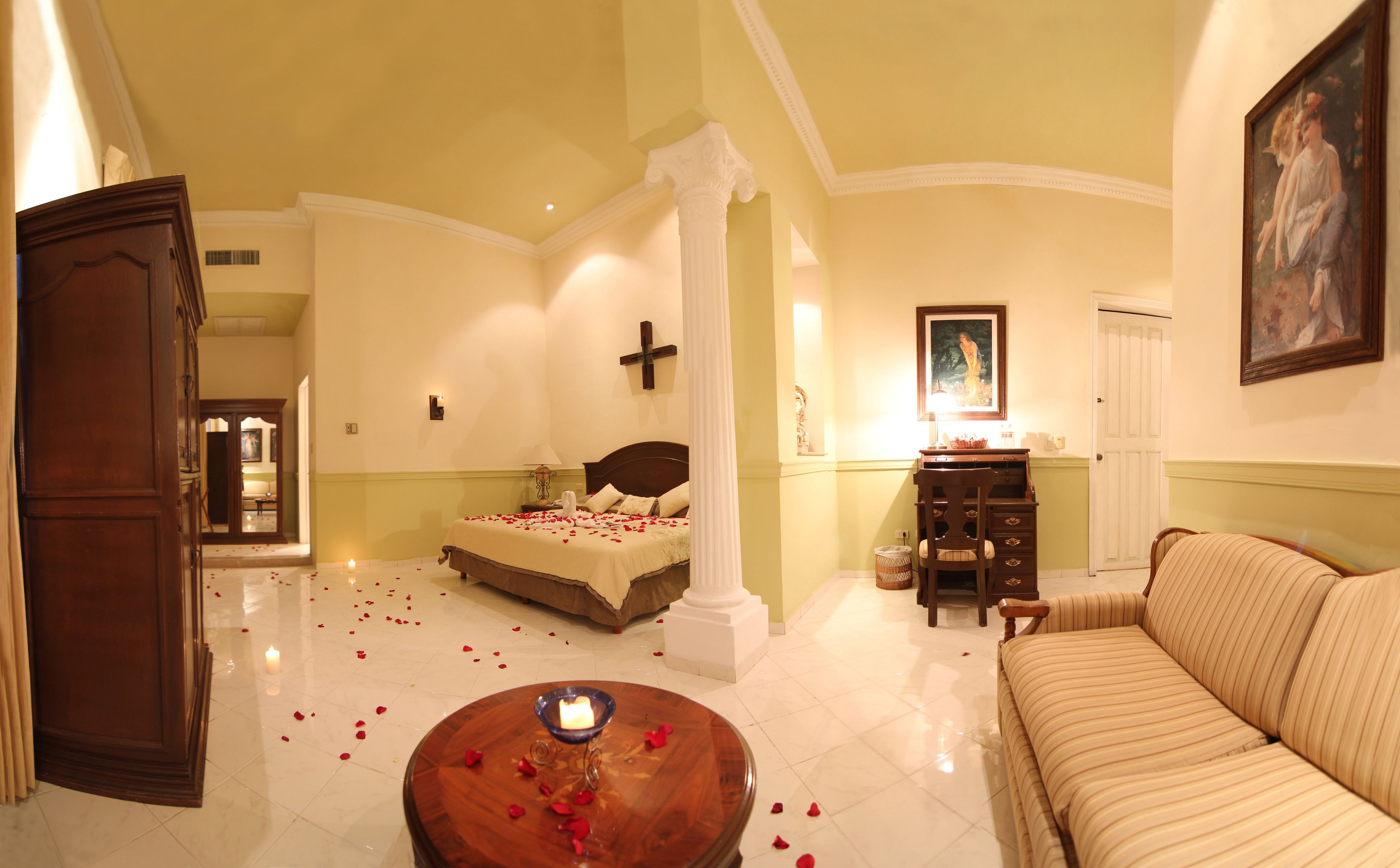 junior suite, 1 bedroom, hot tub, garden view | 1 bedroom, in-room safe, individually decorated, individually furnished