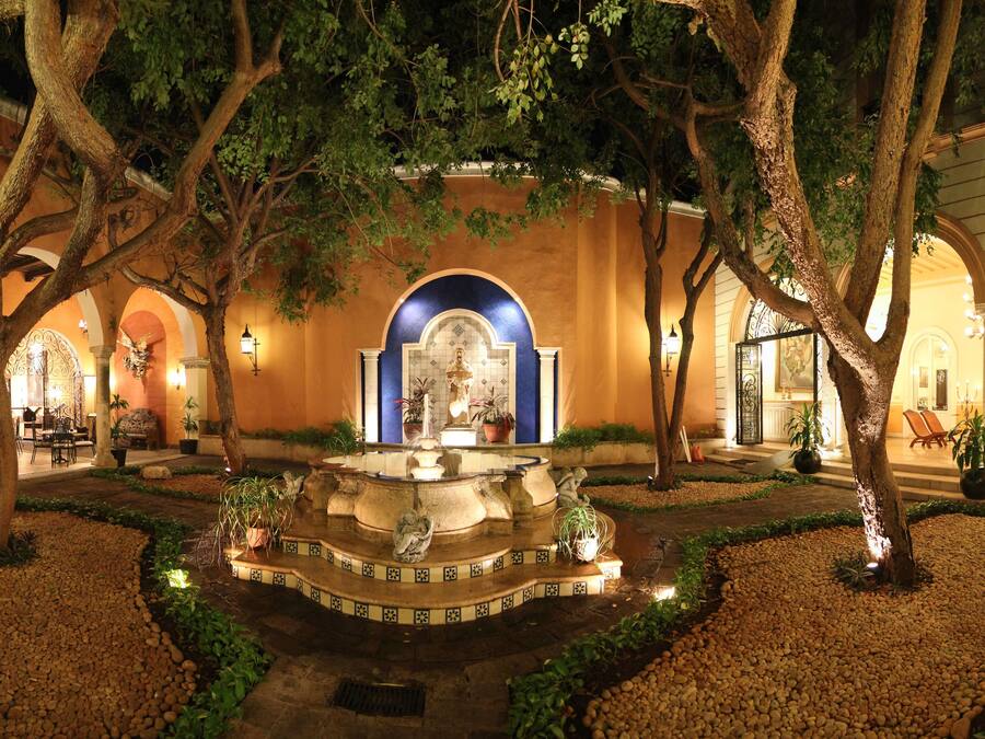 Front of property – evening/night