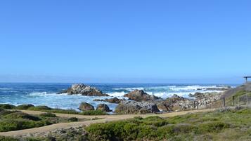 Vista a la playa o el mar