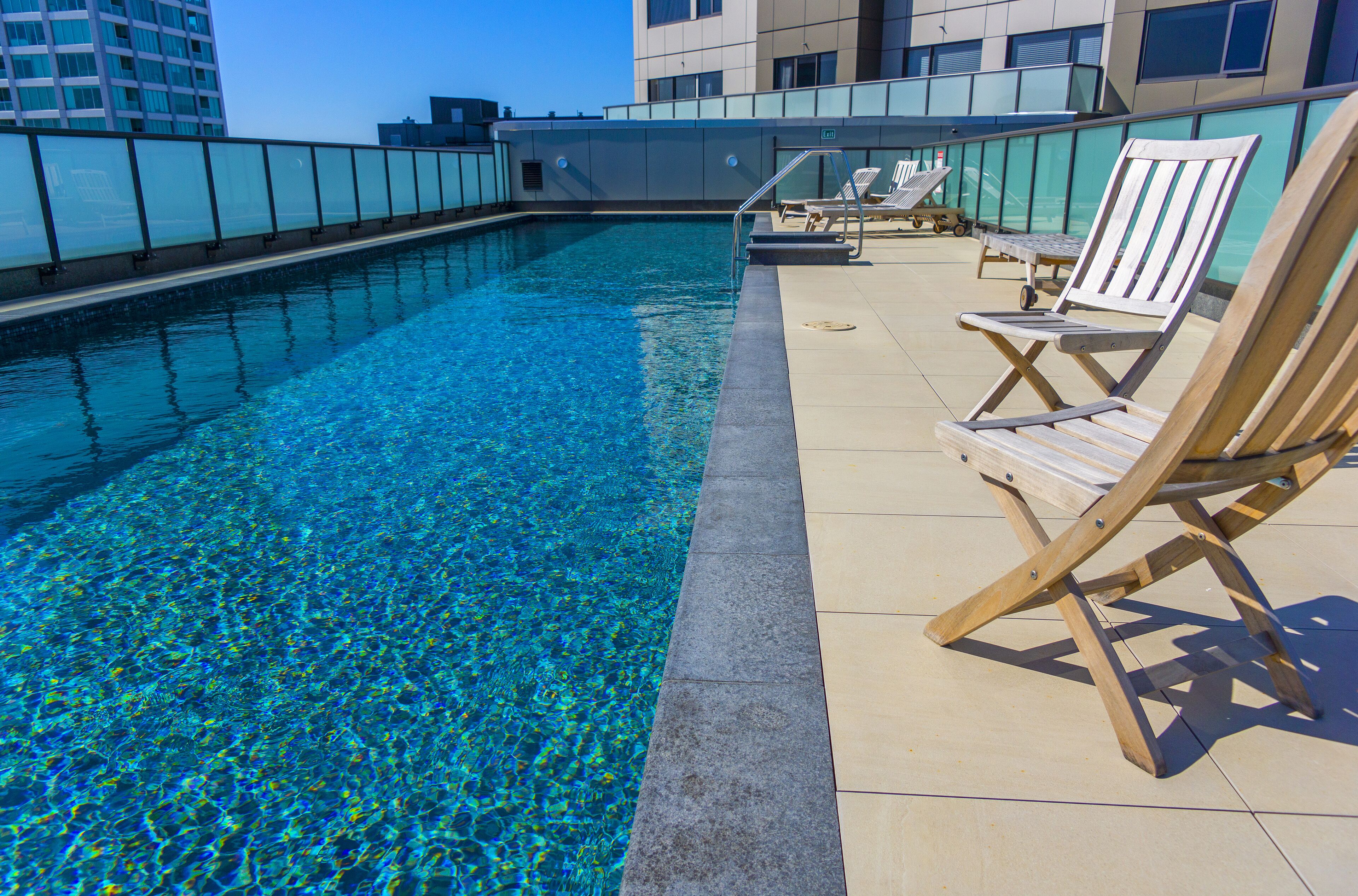 Seasonal outdoor pool