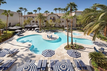 2 outdoor pools, a heated pool, cabanas (surcharge), pool umbrellas at Tuscany Suites & Casino