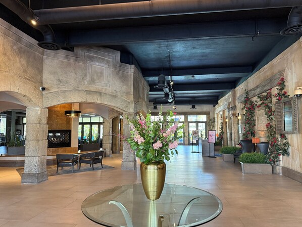 Interior entrance
