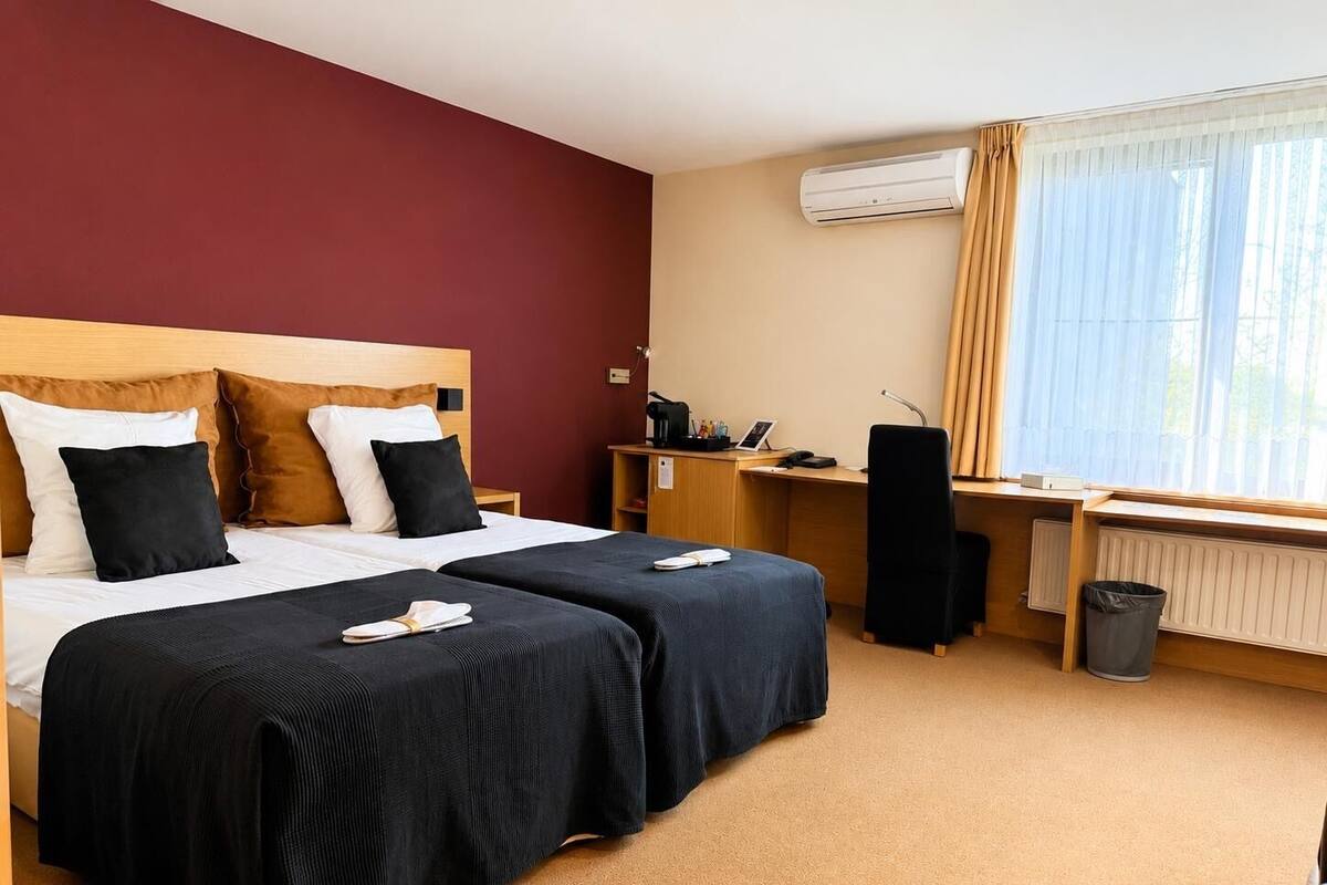Standard Twin Room | Down comforters, minibar, in-room safe, desk