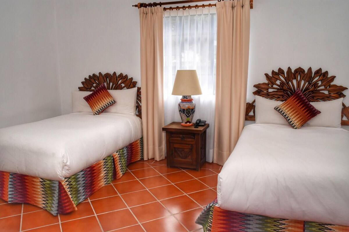 Blackout curtains, iron/ironing board (on request), free WiFi