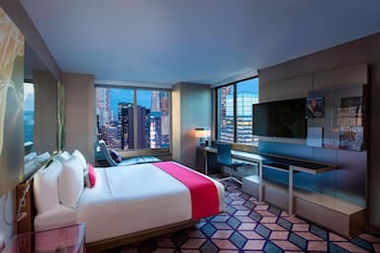 Hypo-allergenic bedding, down comforters, pillowtop beds, in-room safe at W New York - Times Square