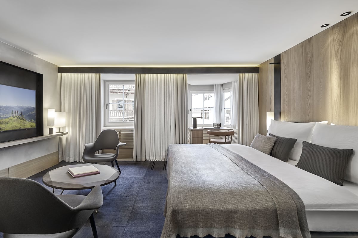 Deluxe-Room Seidlalm | Premium bedding, minibar, in-room safe, blackout drapes