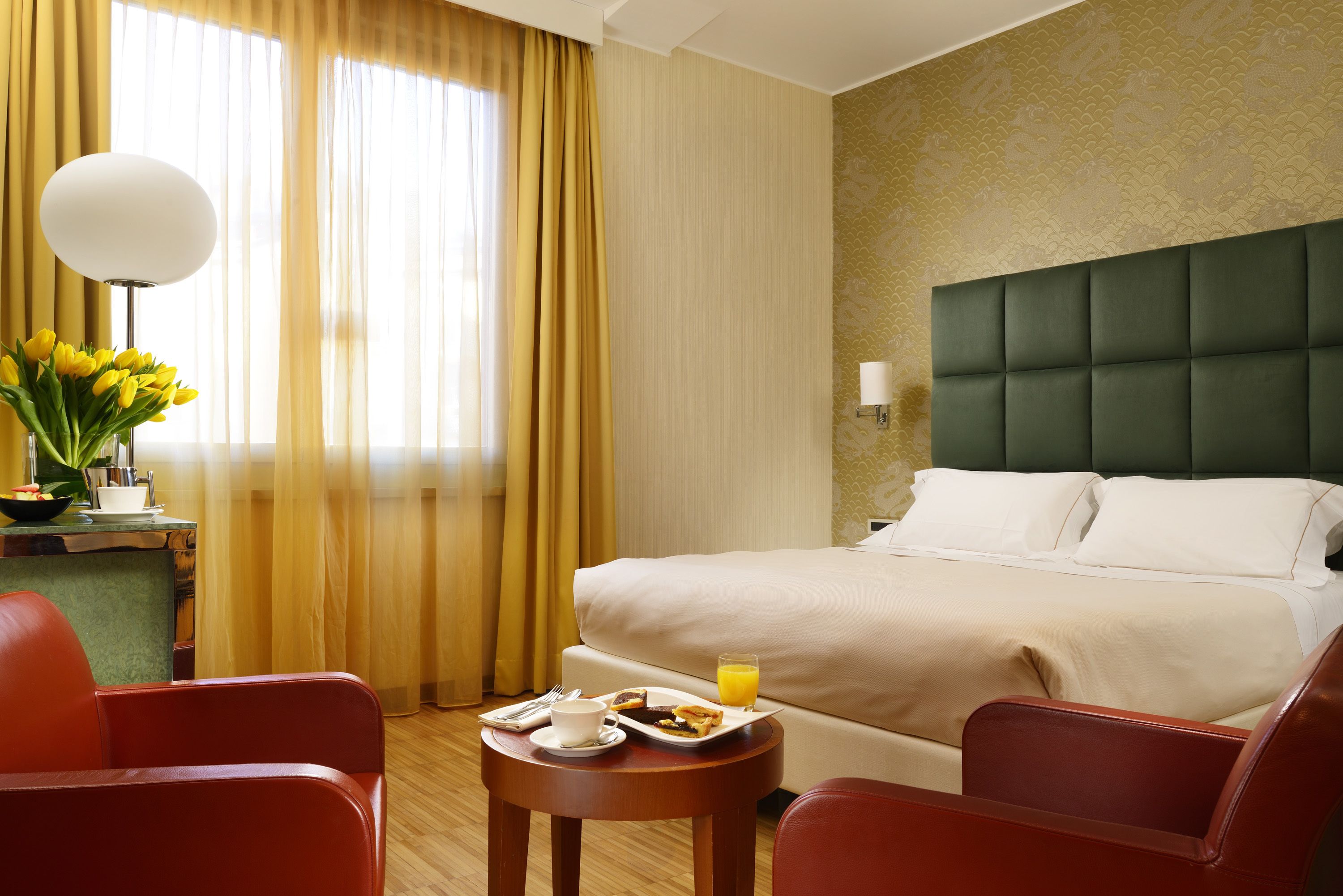 エグゼクティブ ダブルまたはツインルーム | 高級寝具、ミニバー、セーフティボックス (室内)、遮光カーテン