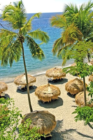 On the beach, white sand, scuba diving, snorkeling