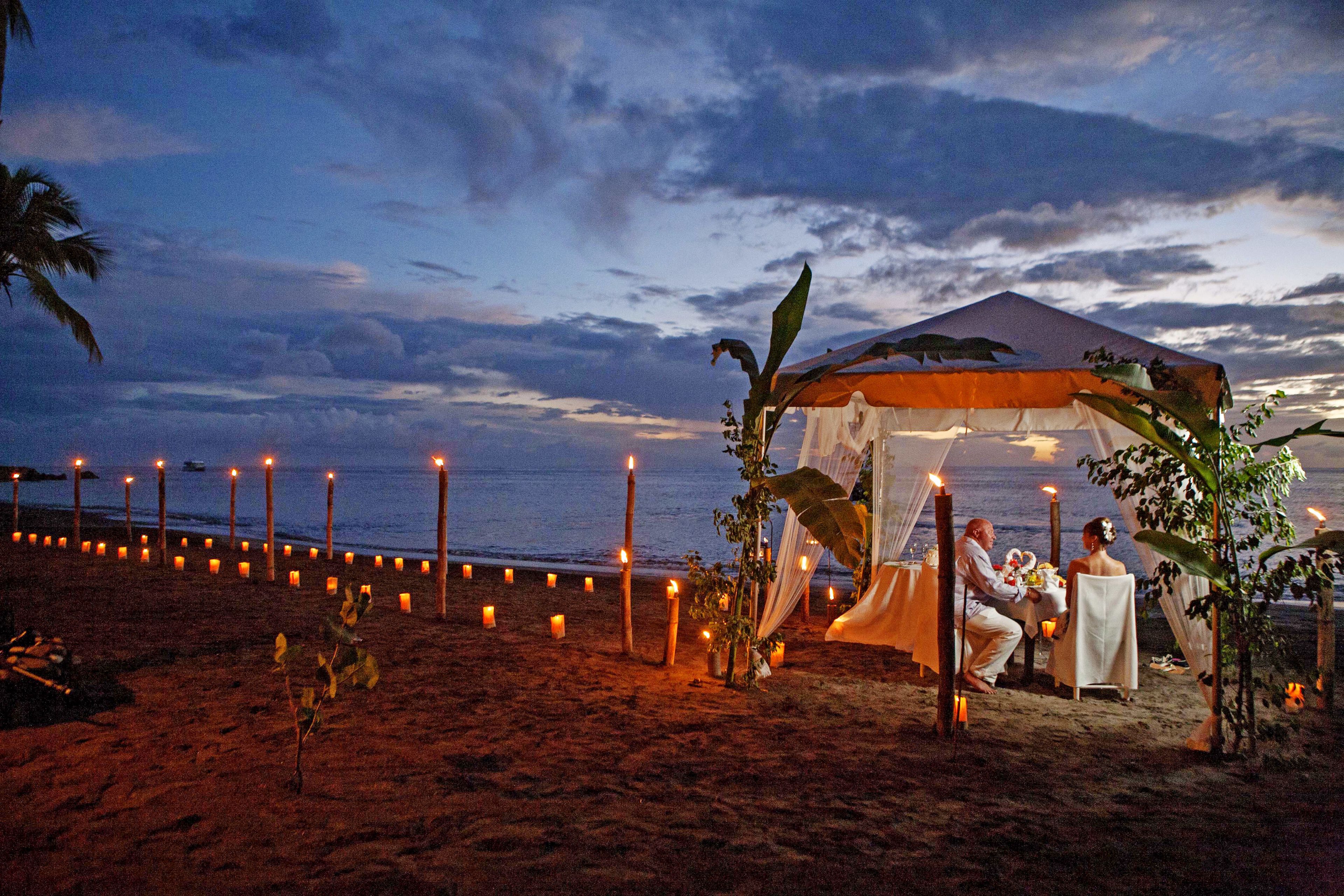 Couples dining