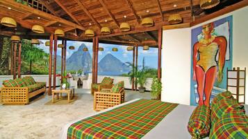 Chambre Prestige (with Piton/Ocean View) | Literie de qualité, coffre-fort, bureau, lit d’appoint (supplément)