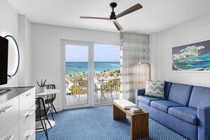 Villa, 2 Bedrooms, Non Smoking, Balcony (Oceanfront) | Living area | TV
