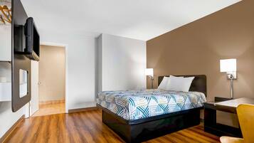 Standard Room, 1 Queen Bed, Non Smoking, Refrigerator & Microwave | In-room safe, free WiFi, bed sheets