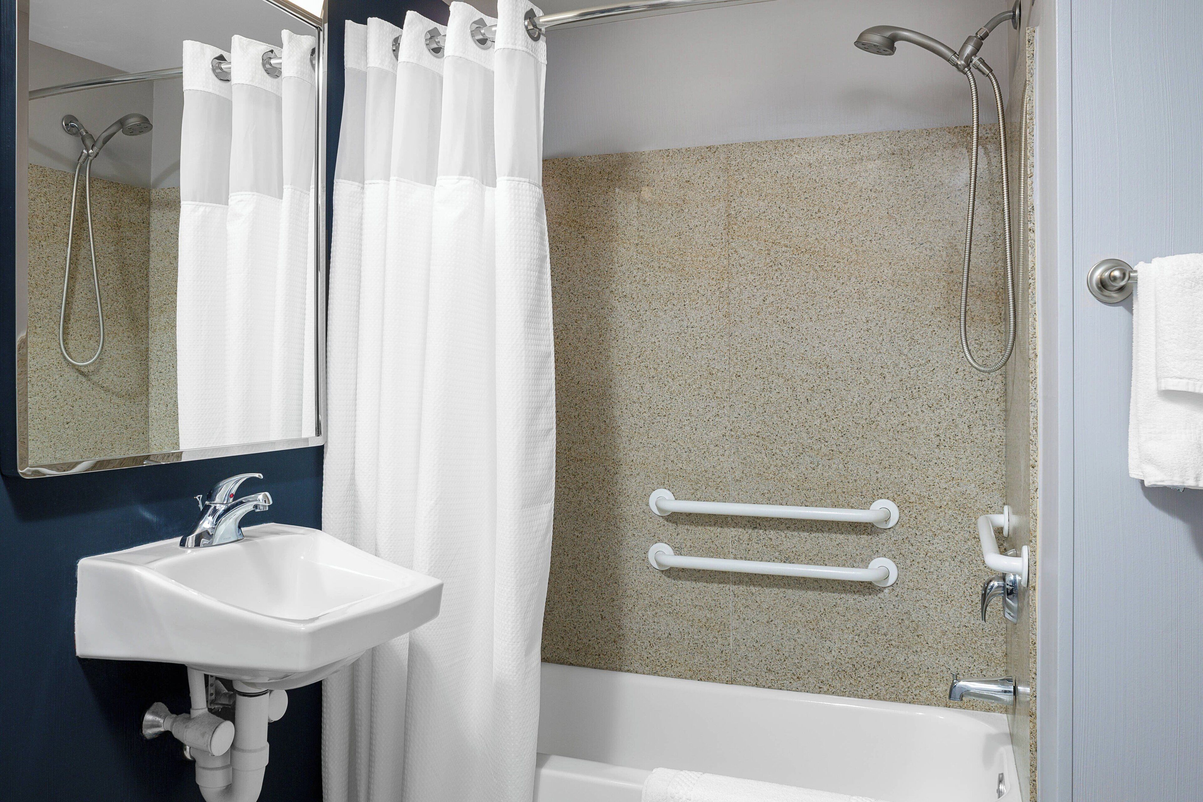 free toiletries, hair dryer, towels, soap