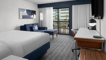 Premium bedding, pillow-top beds, in-room safe, desk
