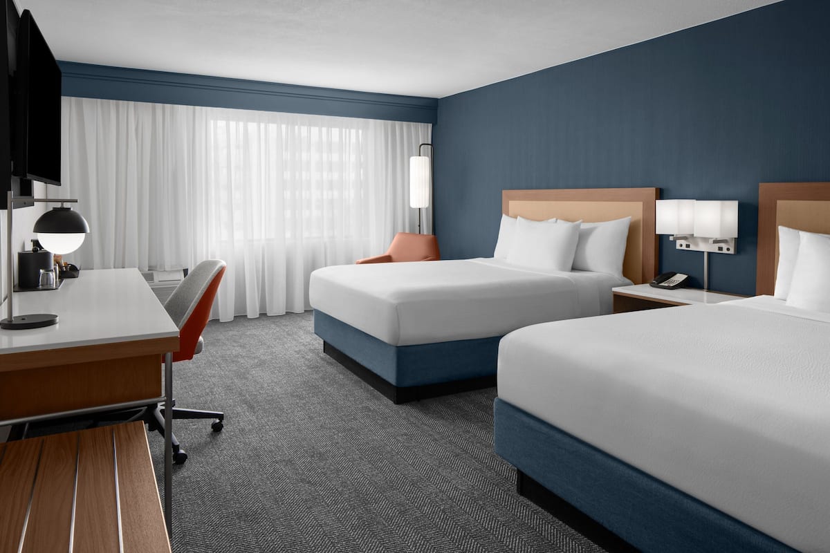 Premium bedding, pillowtop beds, in-room safe, desk
