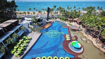 Outdoor pool, cabanas (surcharge), pool umbrellas