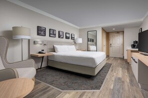 Premium bedding, down duvets, in-room safe, desk