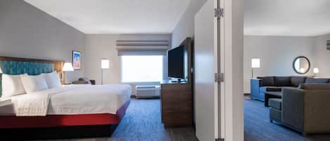 Apartment, 1 King-Bett, Nichtraucher | Wohnbereich | LCD-Fernseher