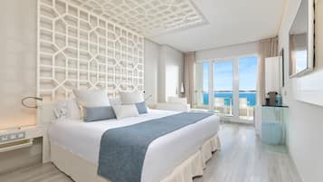 双人房, 阳台, 海景 (Oh La La) | 高档床上用品、迷你吧、客房内保险箱、办公桌