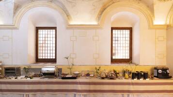 Daily buffet breakfast (EUR 18 per person)