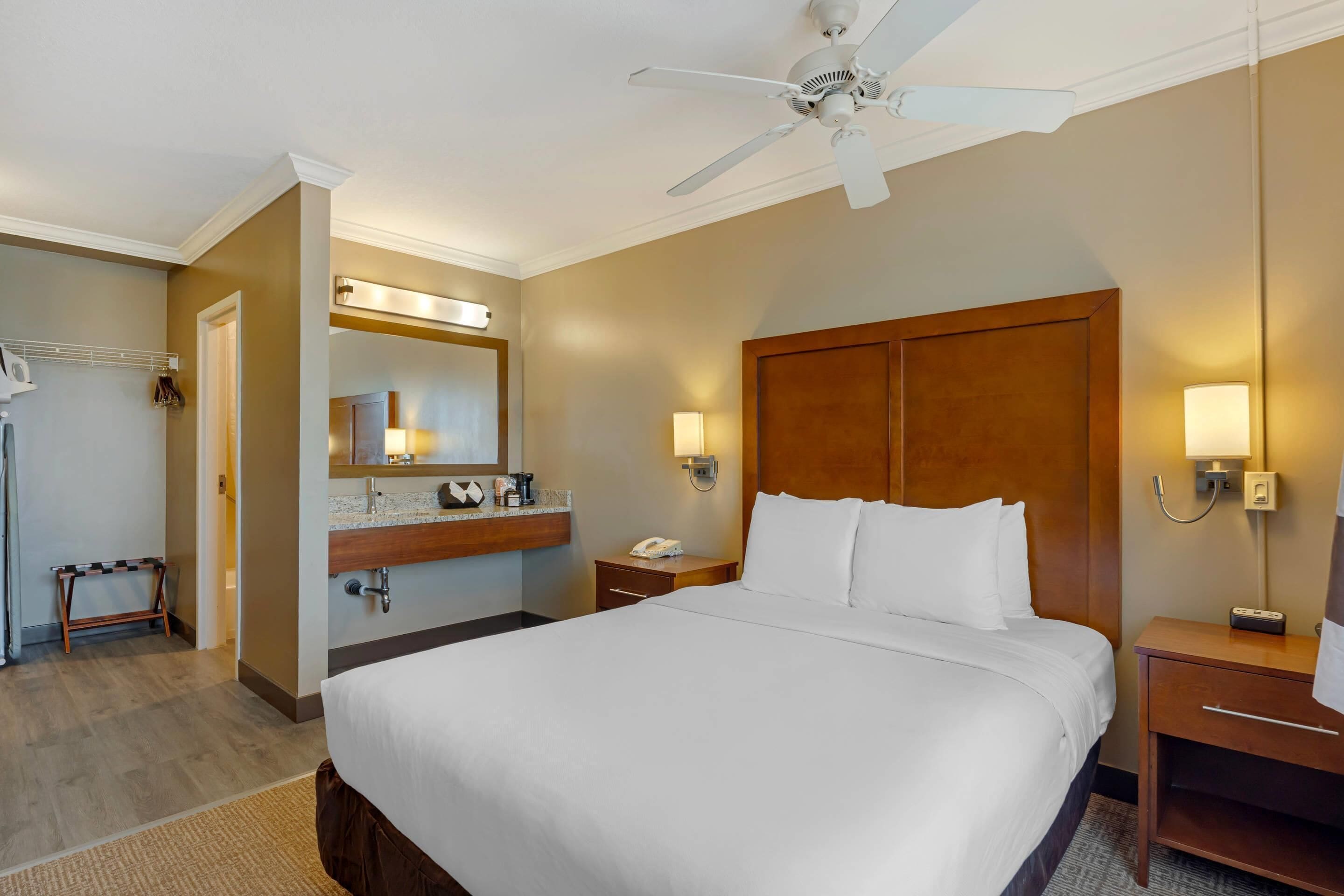 Standard Room, 1 Queen Bed, Non Smoking | Desk, iron/ironing board, rollaway beds, free WiFi