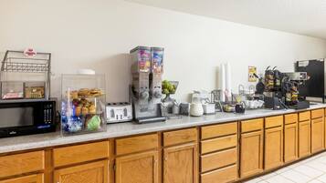 Café da manhã continental grátis todos os dias